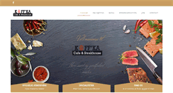 Desktop Screenshot of cafekaffka.dk